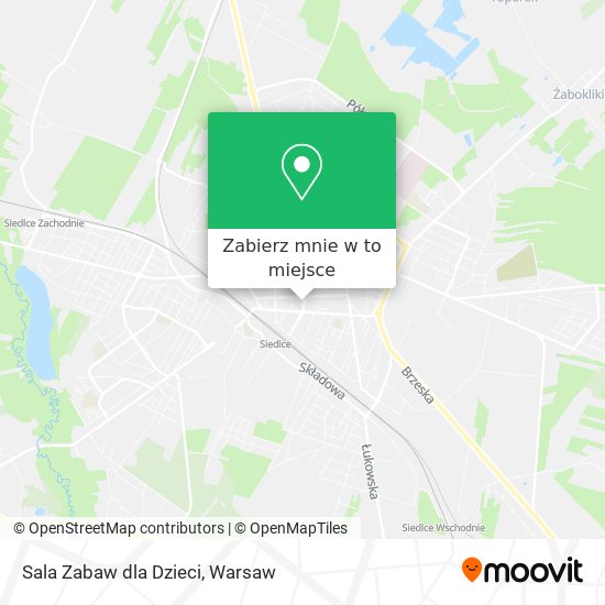 Mapa Sala Zabaw dla Dzieci