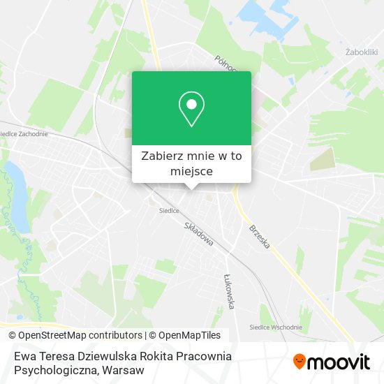 Mapa Ewa Teresa Dziewulska Rokita Pracownia Psychologiczna