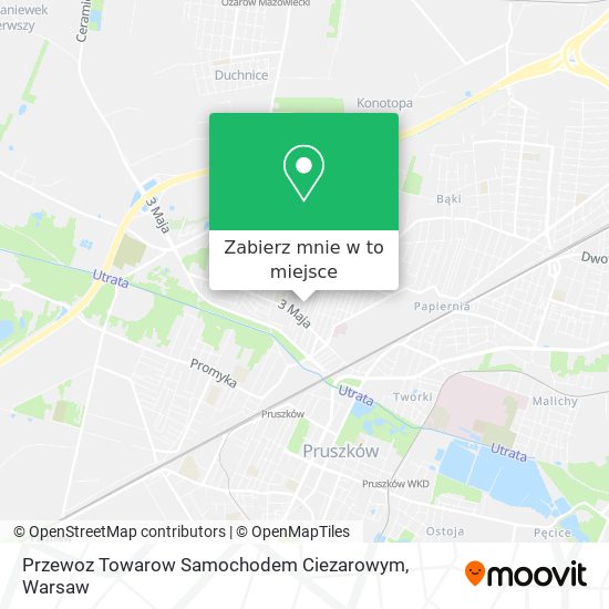 Mapa Przewoz Towarow Samochodem Ciezarowym