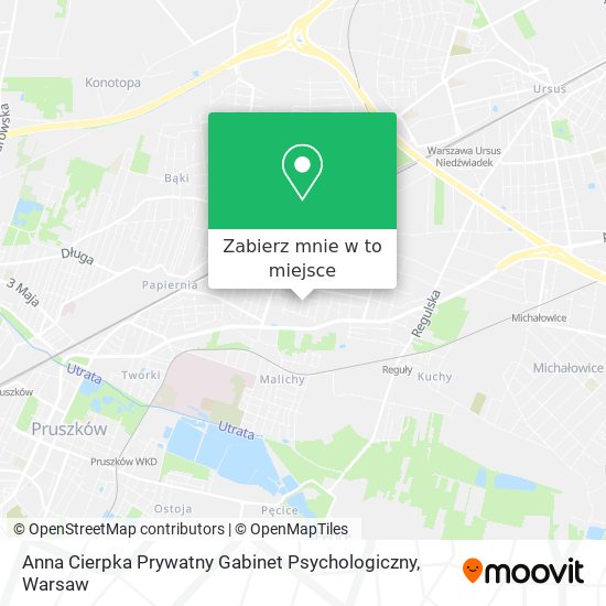 Mapa Anna Cierpka Prywatny Gabinet Psychologiczny