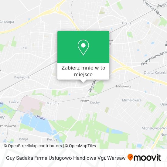 Mapa Guy Sadaka Firma Usługowo Handlowa Vgi