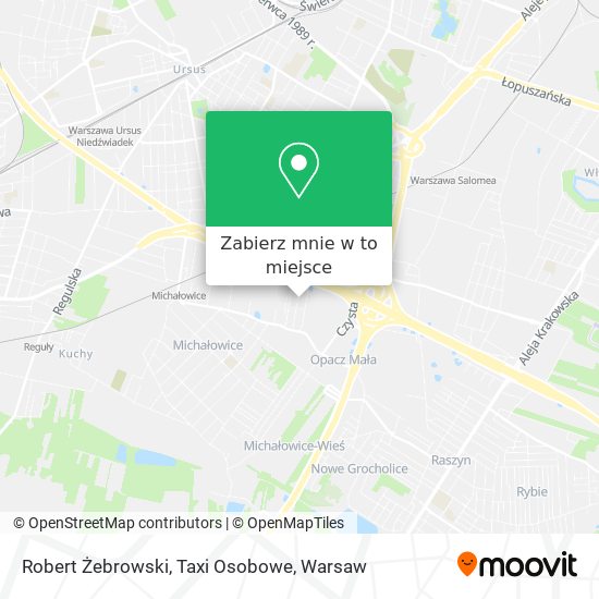 Mapa Robert Żebrowski, Taxi Osobowe