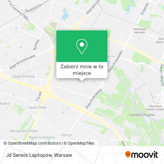 Mapa Jd Serwis Laptopów