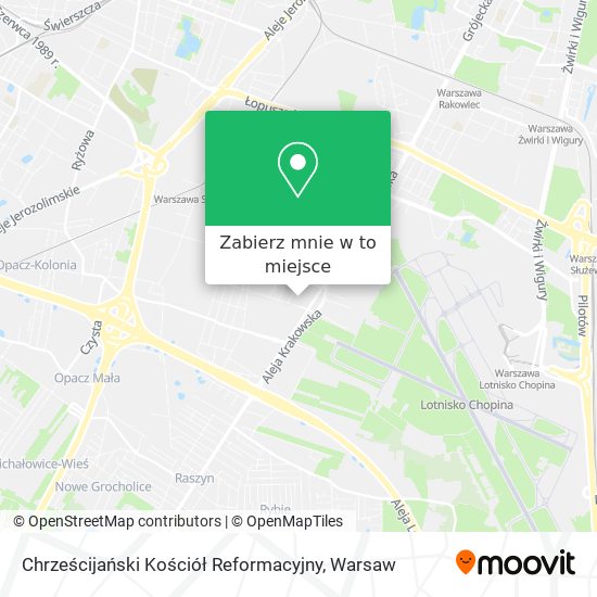 Mapa Chrześcijański Kościół Reformacyjny