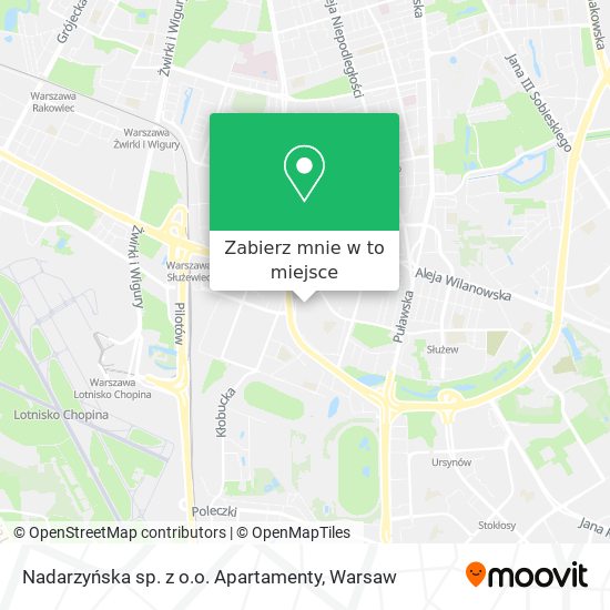 Mapa Nadarzyńska sp. z o.o. Apartamenty