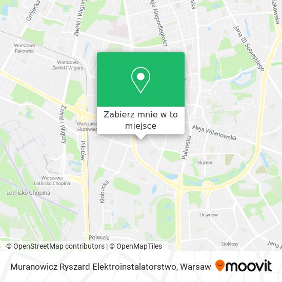 Mapa Muranowicz Ryszard Elektroinstalatorstwo