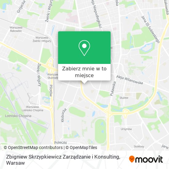 Mapa Zbigniew Skrzypkiewicz Zarządzanie i Konsulting