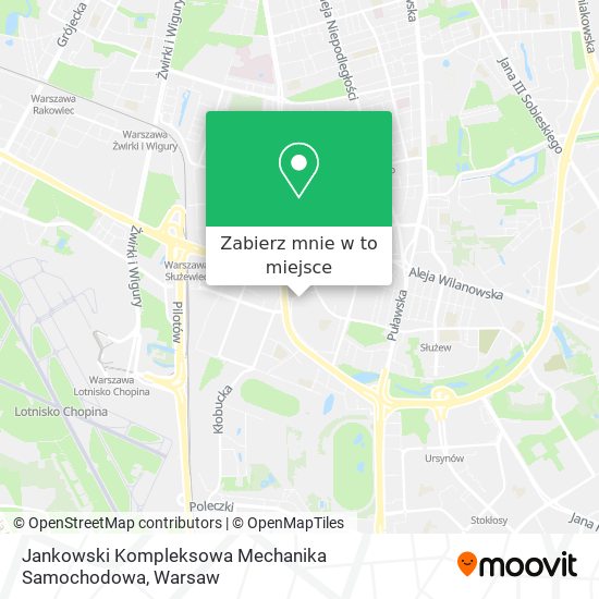 Mapa Jankowski Kompleksowa Mechanika Samochodowa