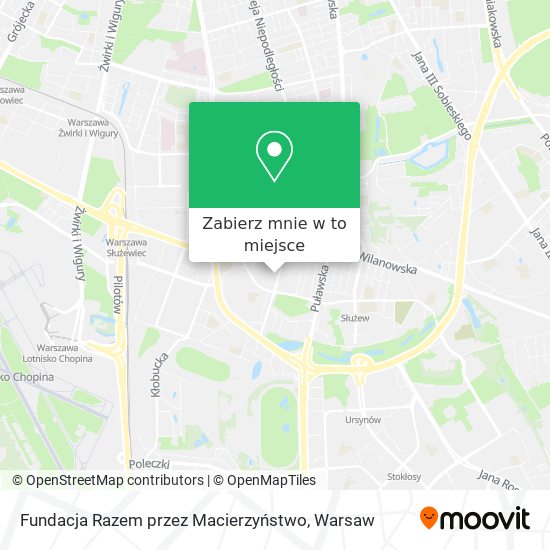 Mapa Fundacja Razem przez Macierzyństwo