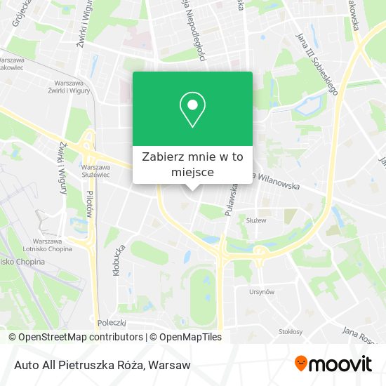 Mapa Auto All Pietruszka Róża