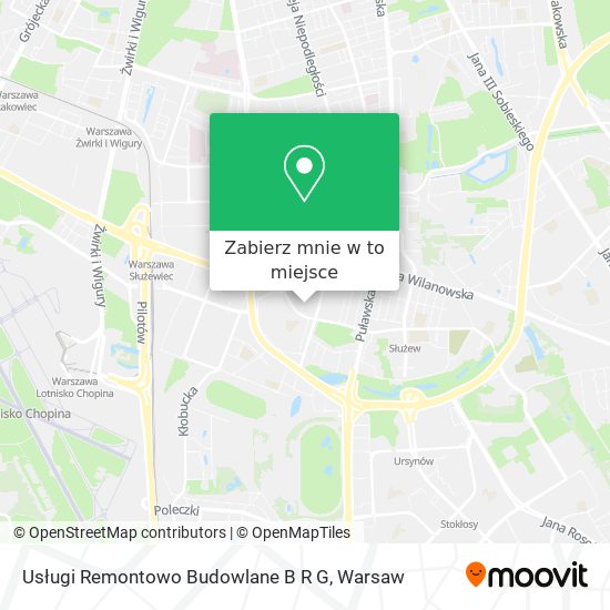 Mapa Usługi Remontowo Budowlane B R G