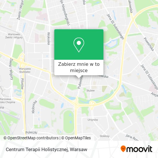 Mapa Centrum Terapii Holistycznej