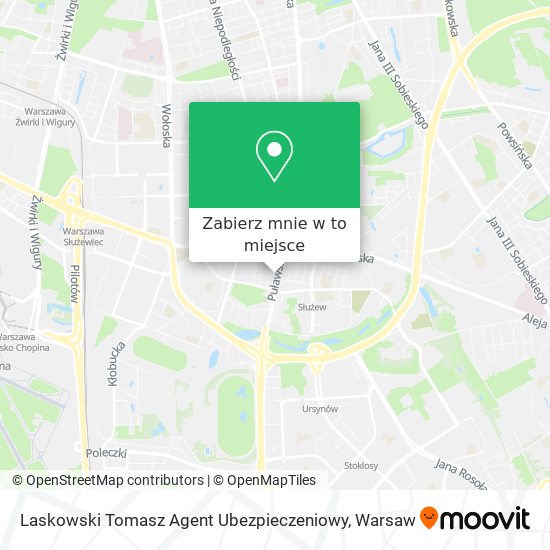 Mapa Laskowski Tomasz Agent Ubezpieczeniowy