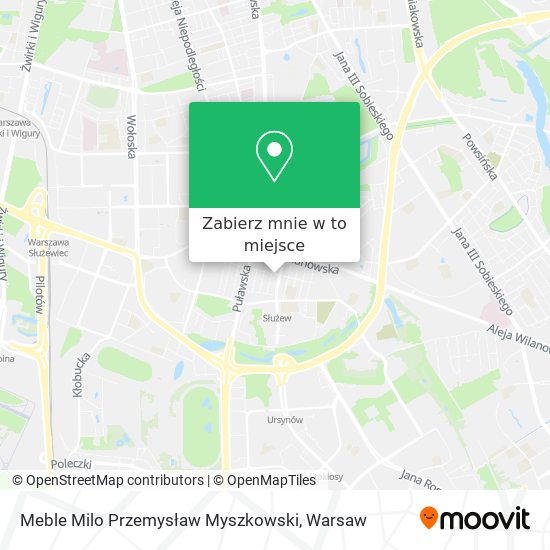 Mapa Meble Milo Przemysław Myszkowski