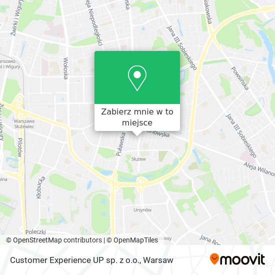 Mapa Customer Experience UP sp. z o.o.