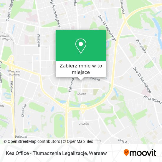 Mapa Kea Office - Tłumaczenia Legalizacje