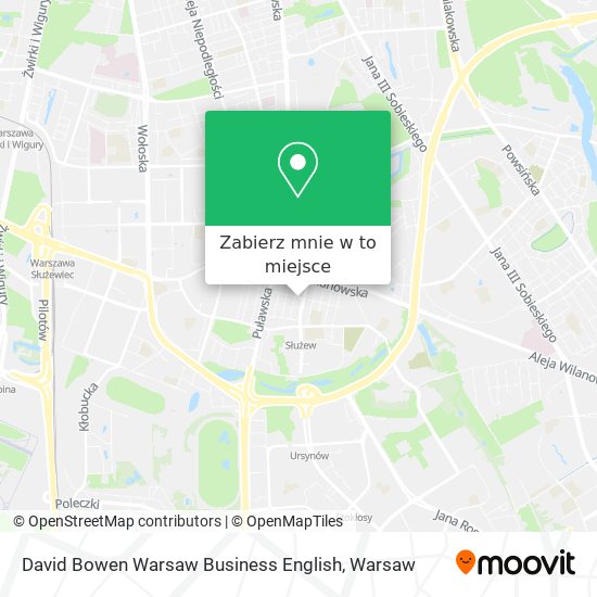 Mapa David Bowen Warsaw Business English