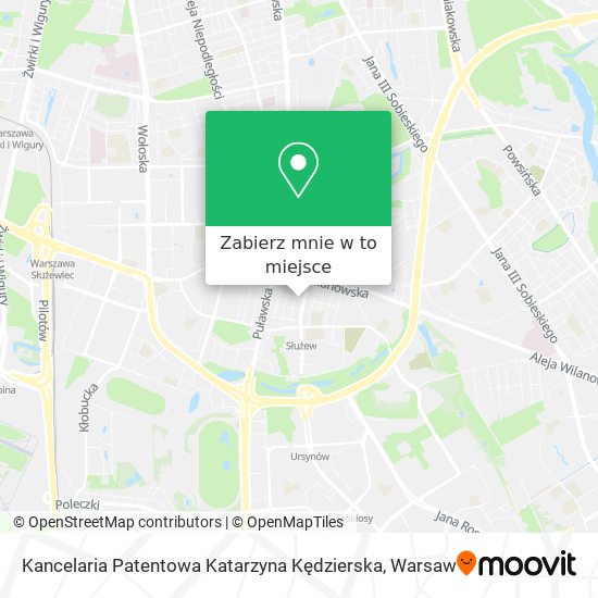 Mapa Kancelaria Patentowa Katarzyna Kędzierska