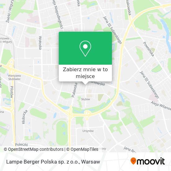 Mapa Lampe Berger Polska sp. z o.o.