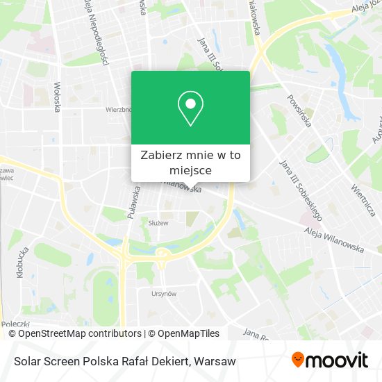 Mapa Solar Screen Polska Rafał Dekiert