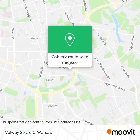 Mapa Valway Sp z o O