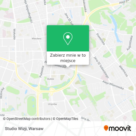 Mapa Studio Wizji