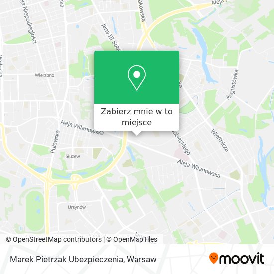 Mapa Marek Pietrzak Ubezpieczenia