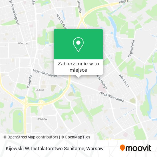 Mapa Kijewski W. Instalatorstwo Sanitarne