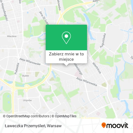 Mapa Ławeczka Przemyśleń