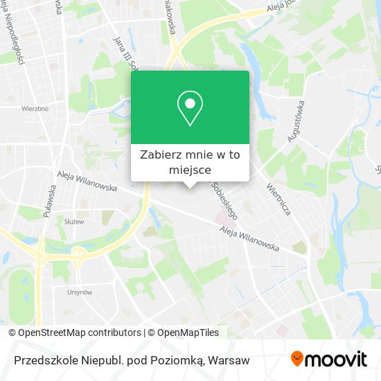 Mapa Przedszkole Niepubl. pod Poziomką