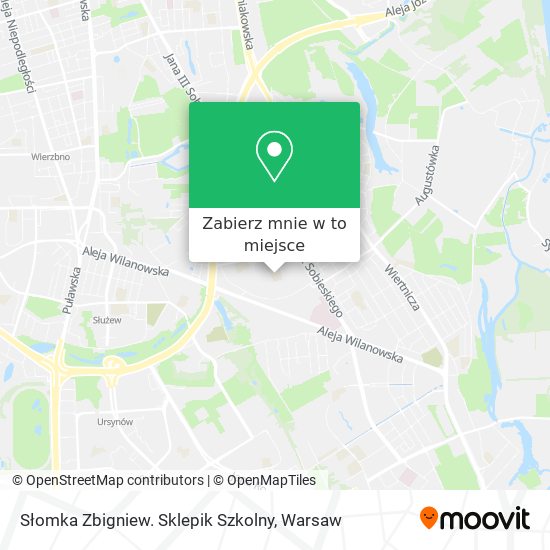 Mapa Słomka Zbigniew. Sklepik Szkolny