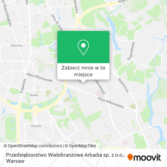 Mapa Przedsiębiorstwo Wielobranżowe Arkadia sp. z o.o.