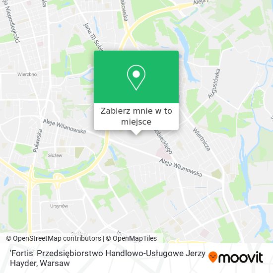 Mapa 'Fortis' Przedsiębiorstwo Handlowo-Usługowe Jerzy Hayder