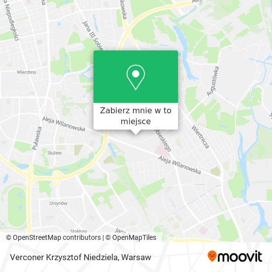 Mapa Verconer Krzysztof Niedziela