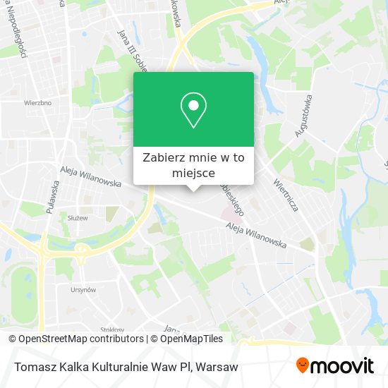 Mapa Tomasz Kalka Kulturalnie Waw Pl