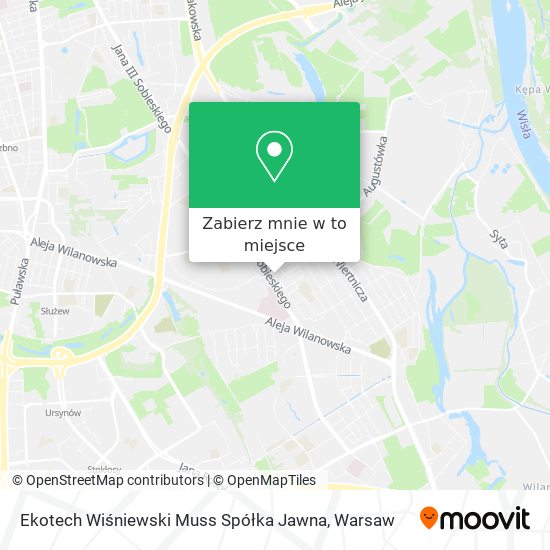 Mapa Ekotech Wiśniewski Muss Spółka Jawna