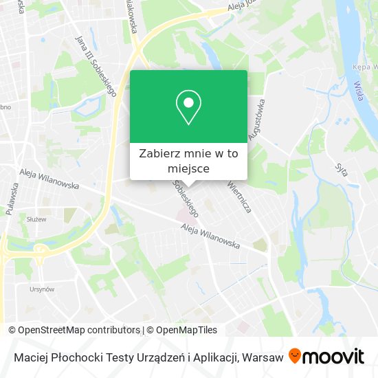 Mapa Maciej Płochocki Testy Urządzeń i Aplikacji