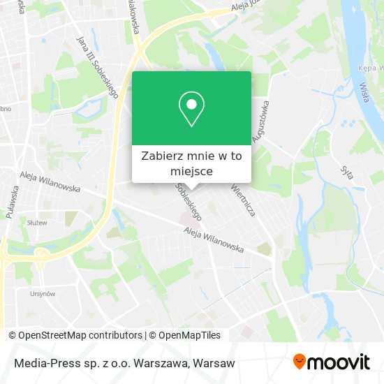 Mapa Media-Press sp. z o.o. Warszawa