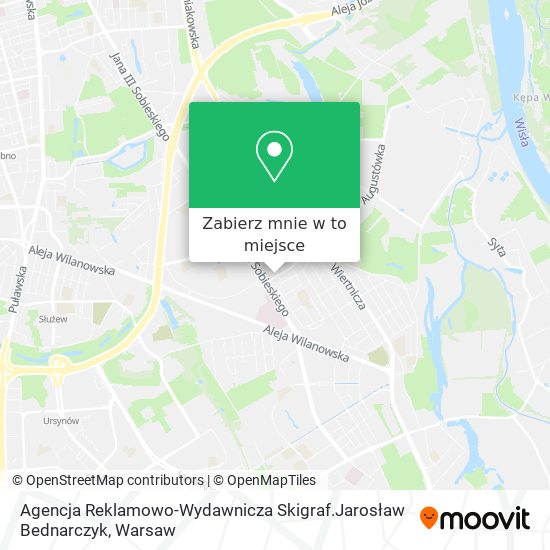 Mapa Agencja Reklamowo-Wydawnicza Skigraf.Jarosław Bednarczyk