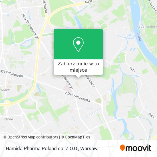 Mapa Hamida Pharma Poland sp. Z.O.O.