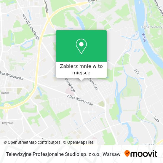 Mapa Telewizyjne Profesjonalne Studio sp. z o.o.