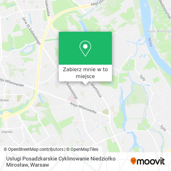 Mapa Usługi Posadzkarskie Cyklinowanie Niedziołko Mirosław