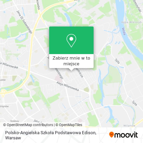 Mapa Polsko-Angielska Szkoła Podstawowa Edison