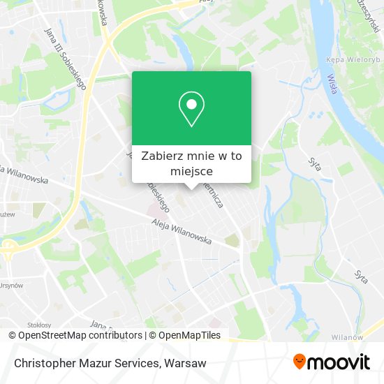 Mapa Christopher Mazur Services