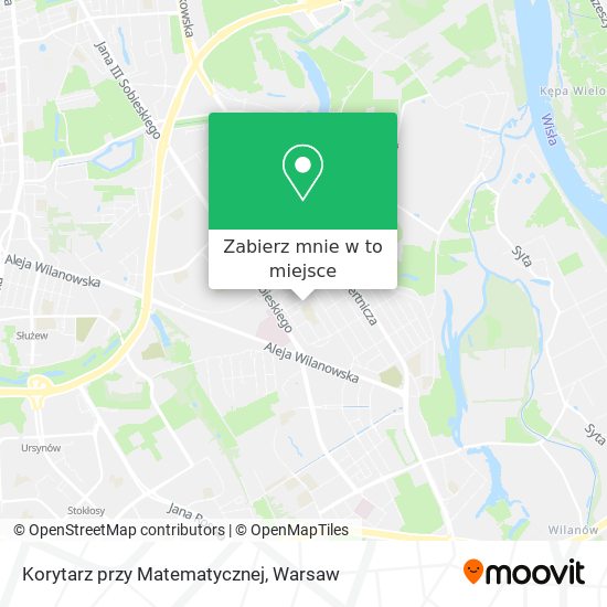 Mapa Korytarz przy Matematycznej