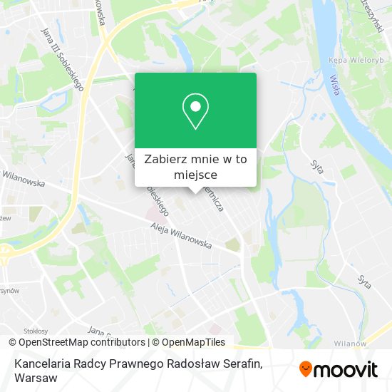 Mapa Kancelaria Radcy Prawnego Radosław Serafin