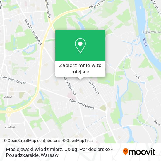 Mapa Maciejewski Włodzimierz. Usługi Parkieciarsko - Posadzkarskie