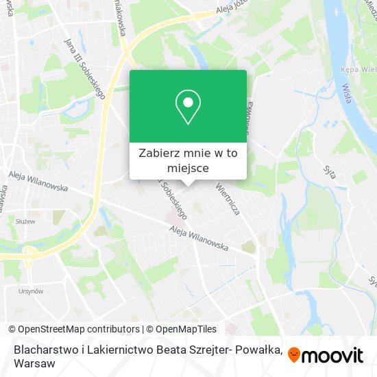 Mapa Blacharstwo i Lakiernictwo Beata Szrejter- Powałka