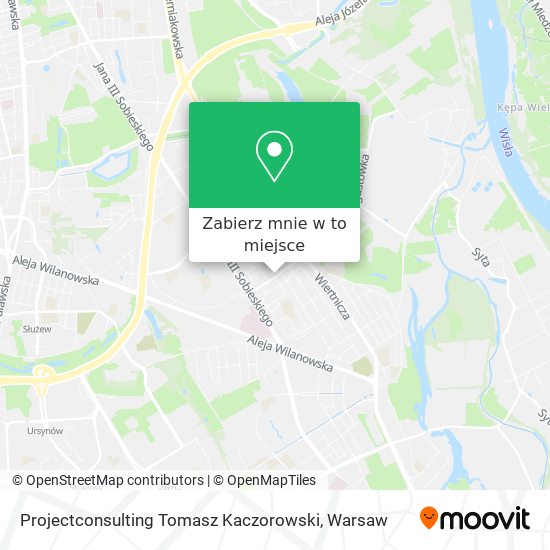 Mapa Projectconsulting Tomasz Kaczorowski