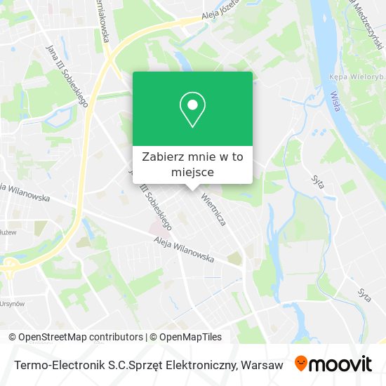 Mapa Termo-Electronik S.C.Sprzęt Elektroniczny